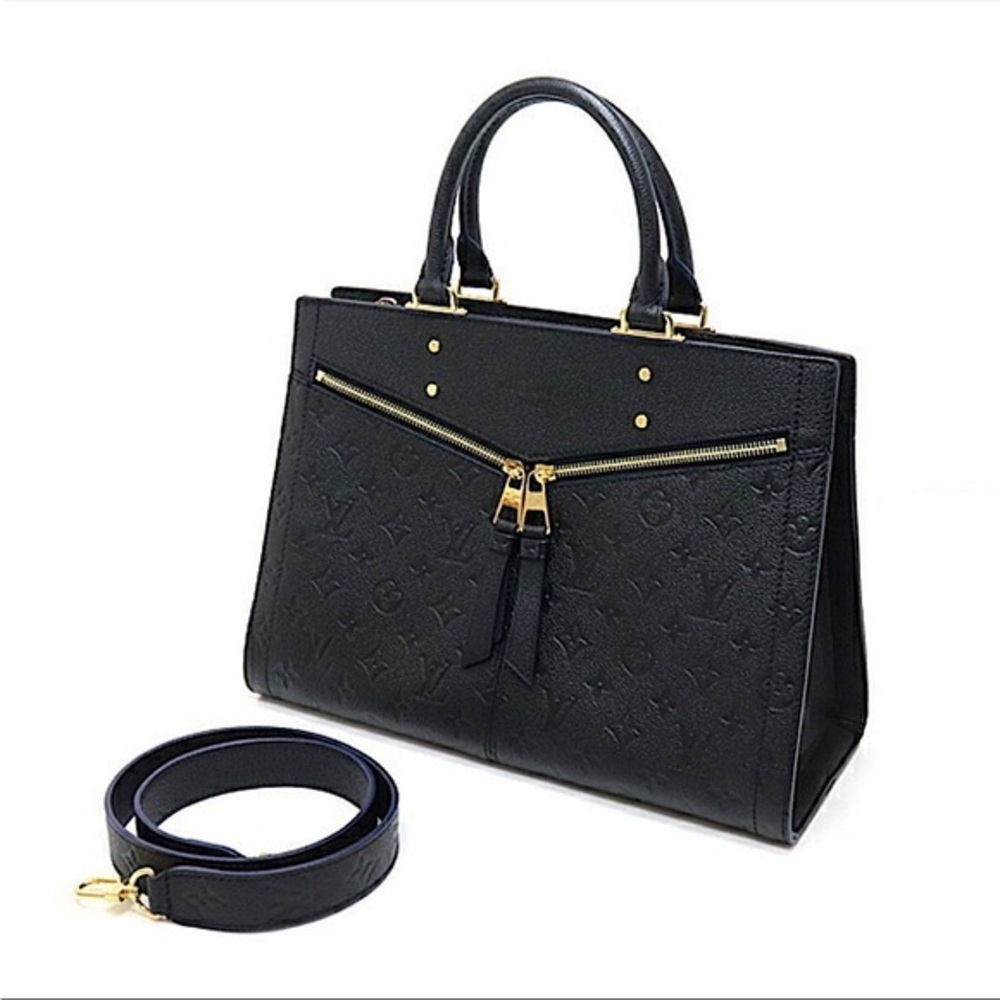100% Authentic Louis Vuitton Monogram Empriente Sully MM in Dark Navy